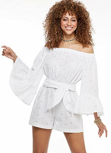 McCall's Misses' Pull-On Off-The-Shoulder Rompers, L-x-Large-Xx-Large