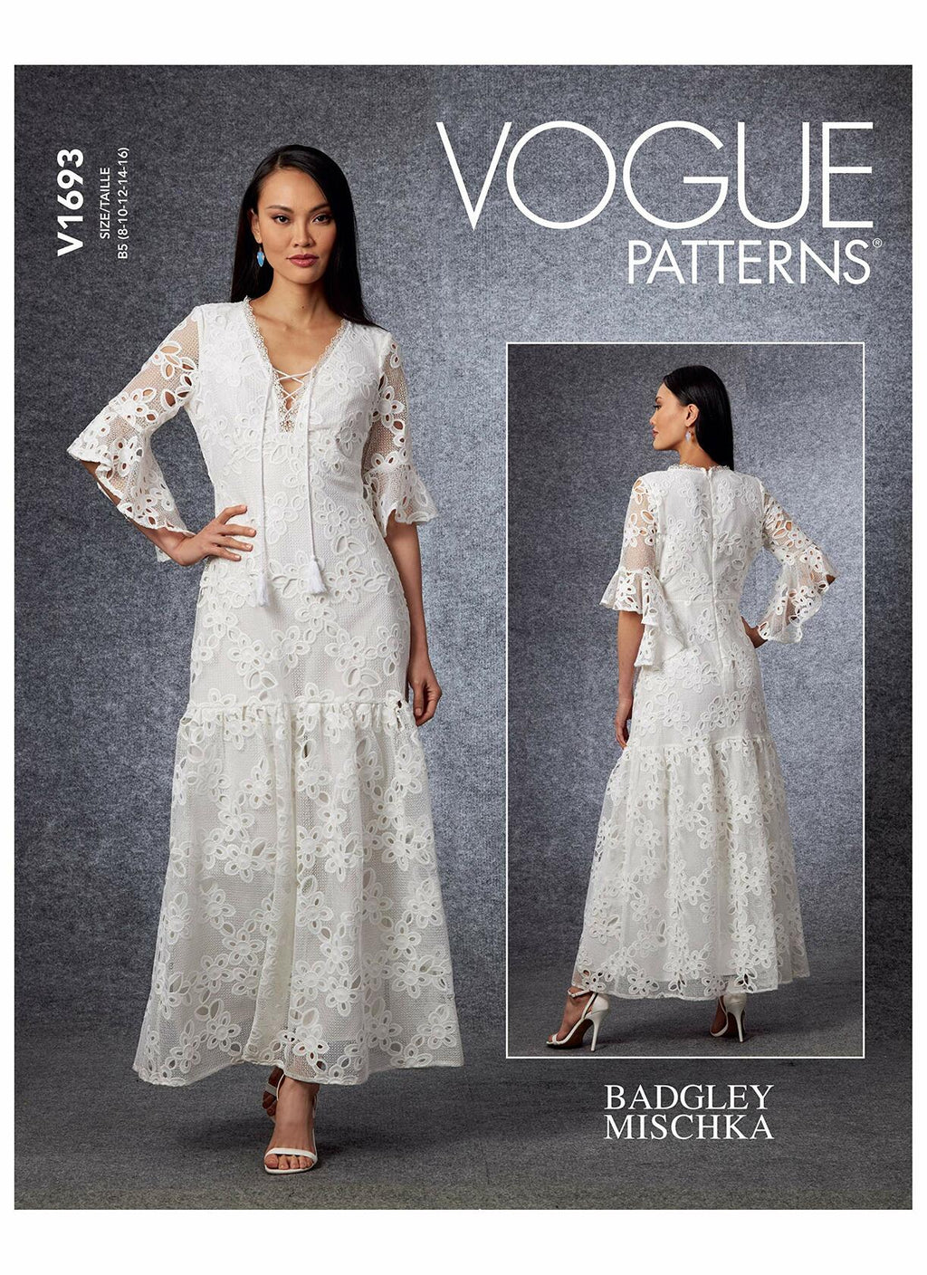 Vogue Pattern 8-10-12-14, 8-10-12-14-16