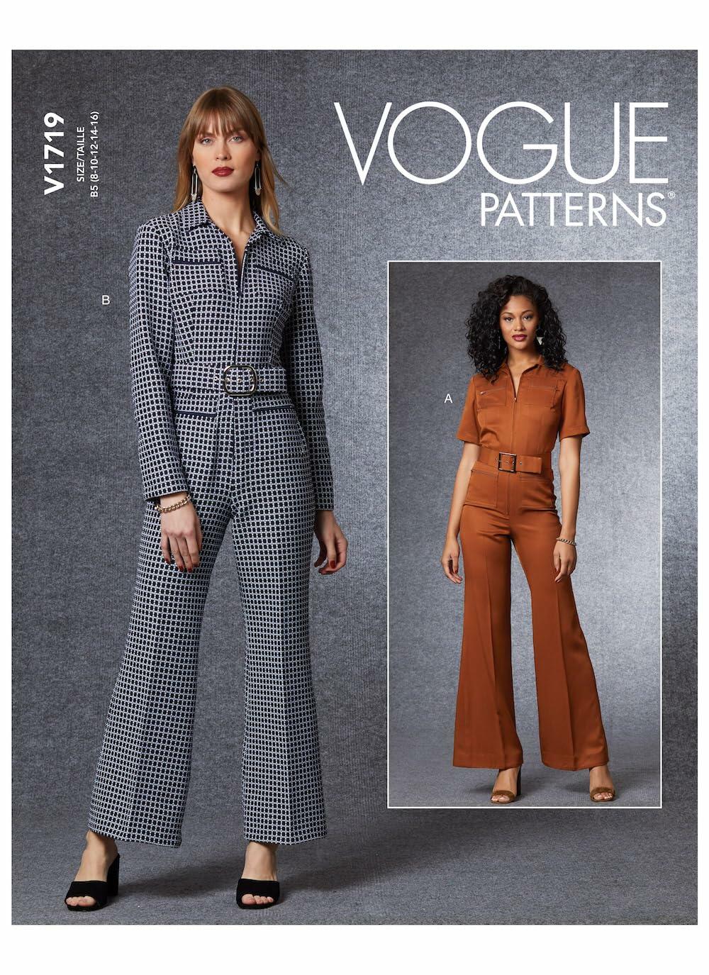 Vogue Patterns V1719F5 MISSES SPORTSWEAR, F5 (16-18-20-22-24), White
