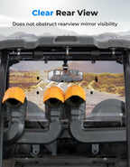 MISSING HARDWARE - KEMIMOTO 2014-23 XP 1000 Clear Windshield with Vented Window
