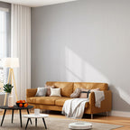 Cozydeco 24"x394" Light Grey Grasscloth Wallpaper Peel and Stick Faux Linen