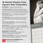 Taylor Swift OFFICIAL | 2026 12 x 24 Inch (Hanging) Monthly Square Wall Calendar