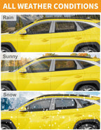 USED - 4 pcs Deejecsun in-Channel Window Rain Guards Fit for Hyundai Tucson 2022