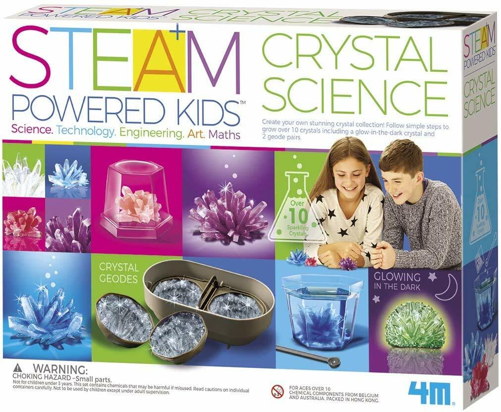 4M Deluxe Crystal Growing Combo Steam Science Kit from STEAM Powered Kids, For