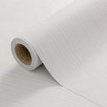 Cozydeco 24"x394" Light Grey Grasscloth Wallpaper Peel and Stick Faux Linen