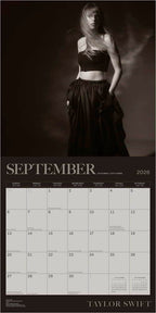 Taylor Swift OFFICIAL | 2026 12 x 24 Inch (Hanging) Monthly Square Wall Calendar