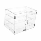 GAMIGIME 3-Layer Dustproof Bread Display Case, Clear Acrylic Counter Top Bakery