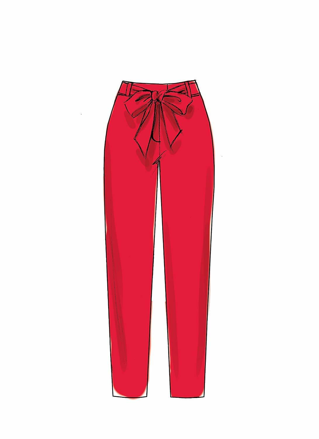 McCall's Patterns Misses' Pants With Flounce Variations and Sash