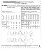 McCall's Patterns Misses' Knit Tops and Dresses.