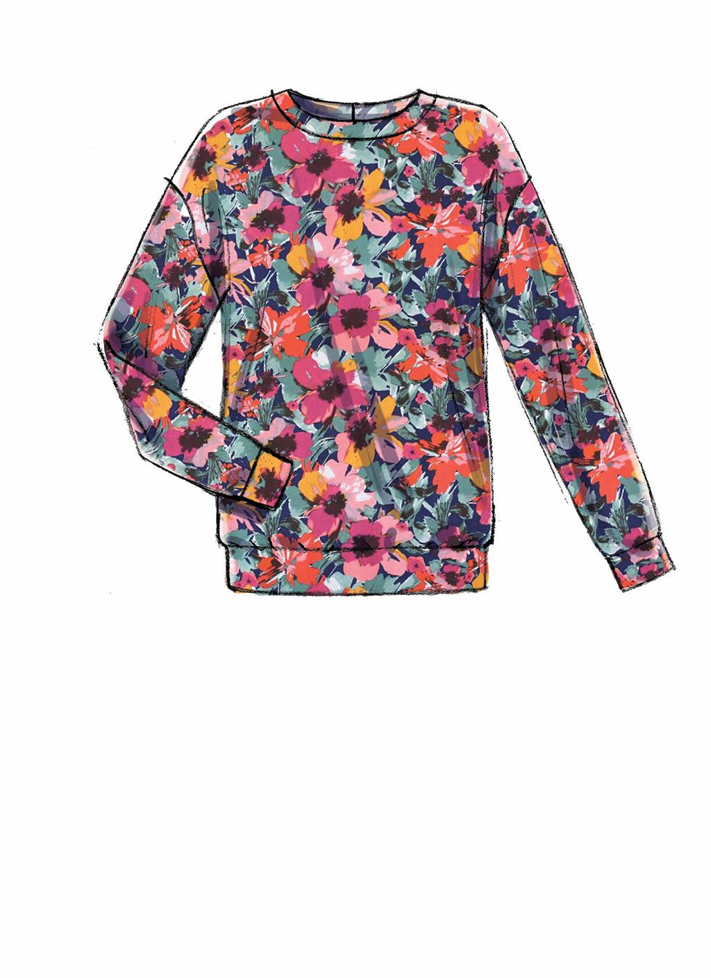 McCall's Patterns Misses' Knit Tops and Dresses.