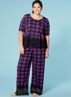 McCall Patterns M7697B50 Misses'/Women's Lounge Tops/Dress/Shorts and Pants