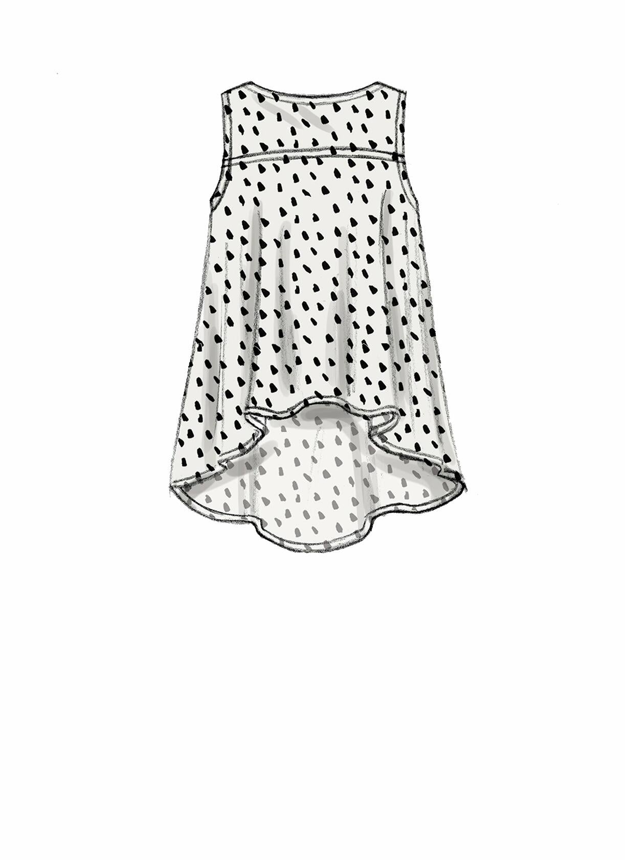 McCall Patterns Misses' Yoke Tops and Pants