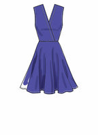 McCall Pattern Company McCall's M7991A Learn Women's Deep Neckline Dress Sewing