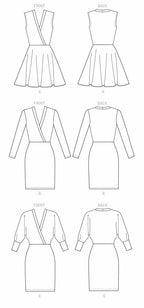 McCall Pattern Company McCall's M7991A Learn Women's Deep Neckline Dress Sewing