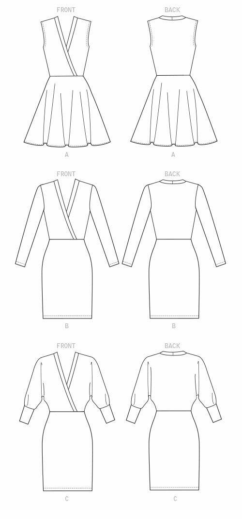 McCall Pattern Company McCall's M7991A Learn Women's Deep Neckline Dress Sewing