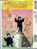 McCall's Costume Pattern-MP238-Size-Small-5 animals