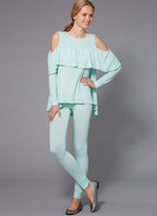McCall Patterns Misses' Yoke Tops and Pants