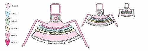 KWIK-SEW PATTERNS K0136OSZ Misses'/Girls'/Dolls' Aprons Sewing Template