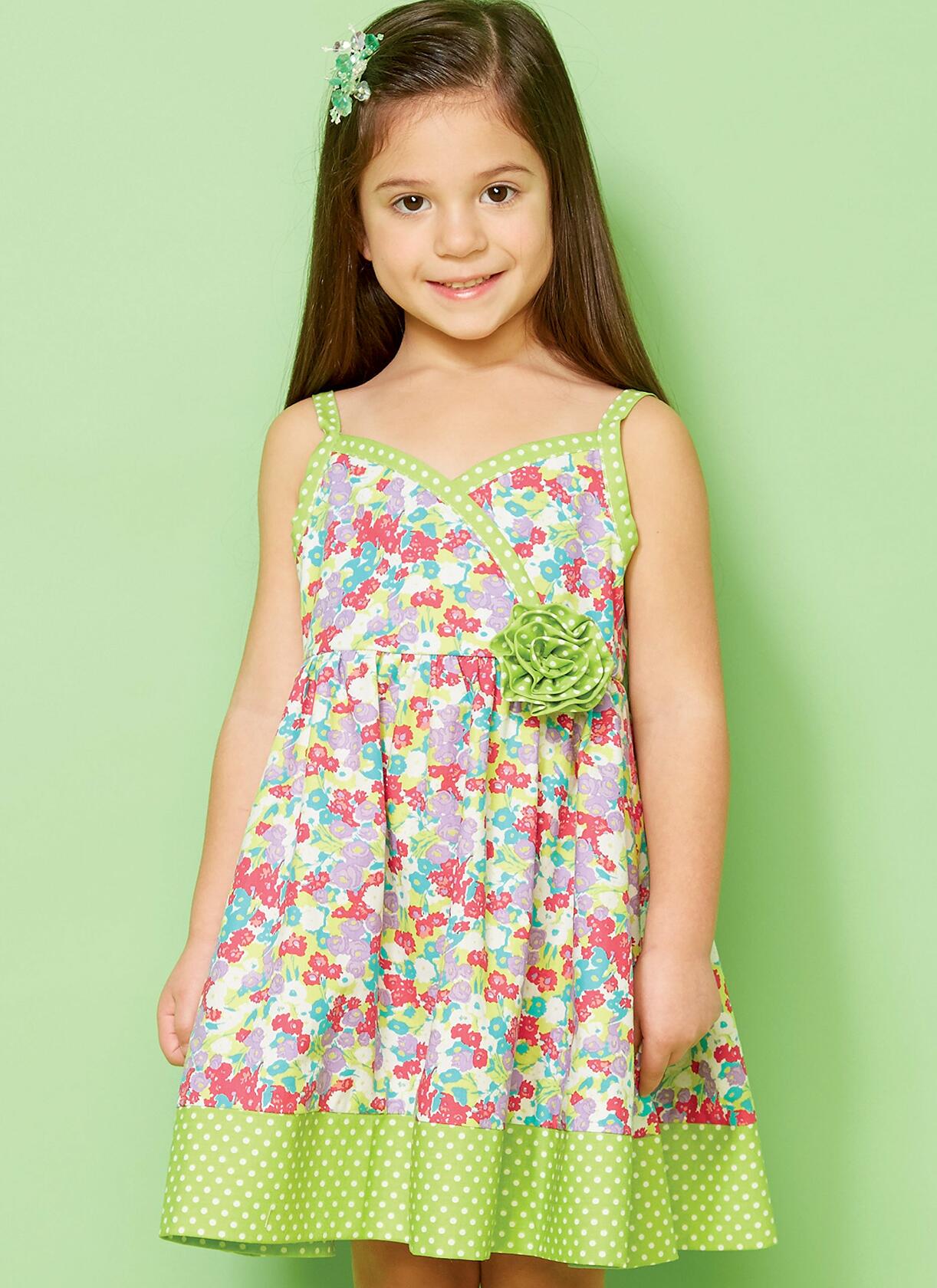 McCall Pattern Company Kwik K0232 Sewing Pattern, Size XXS-XS-S-M-L Girls' Lined