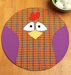 KWIK-SEW PATTERNS K0217 Circular Farm Animal Placemats, One Size