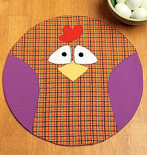 KWIK-SEW PATTERNS K0217 Circular Farm Animal Placemats, One Size