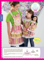 KWIK-SEW PATTERNS K0136OSZ Misses'/Girls'/Dolls' Aprons Sewing Template