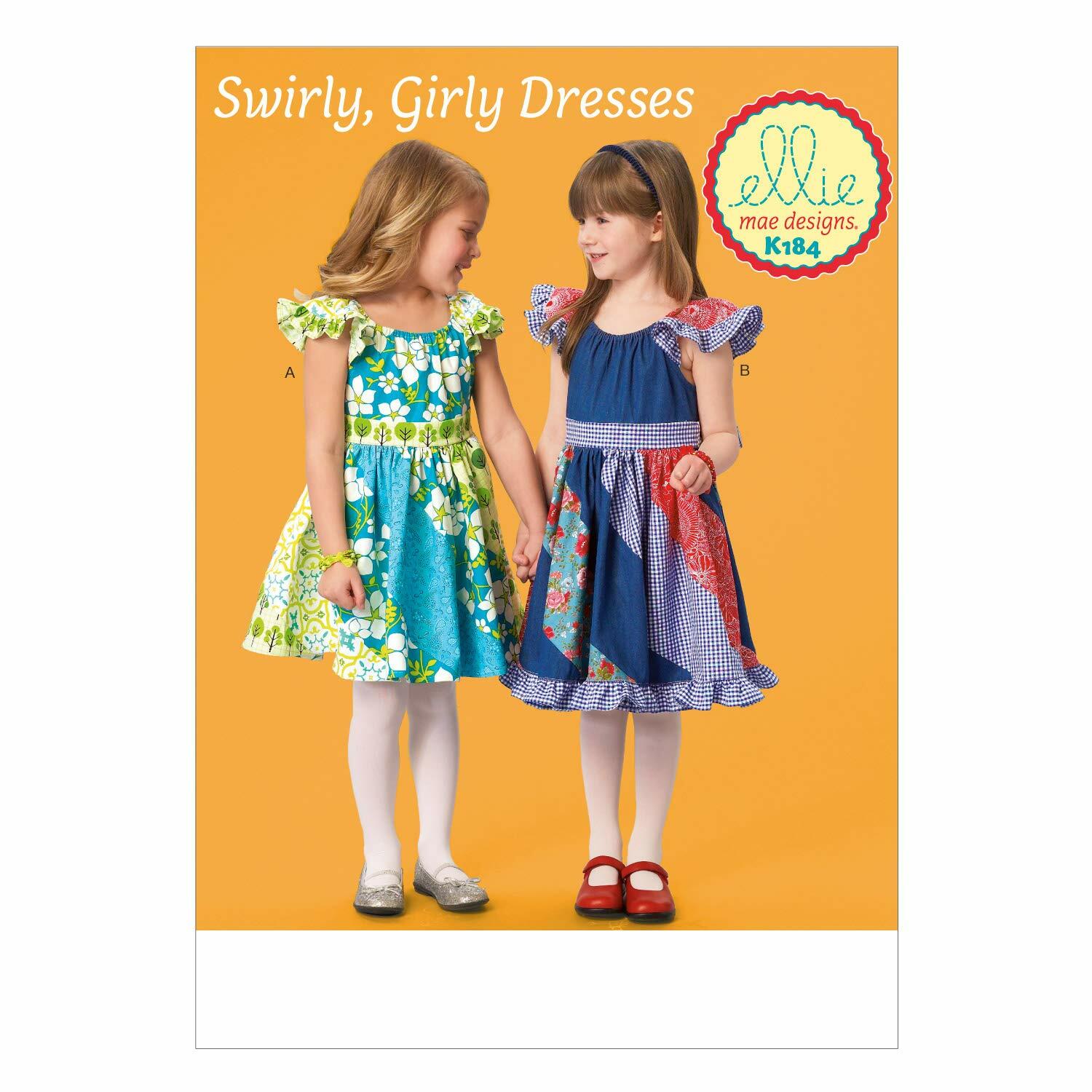KWIK-SEW PATTERNS K0184 Girls' Dresses
