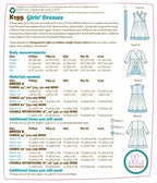 KWIK-SEW PATTERNS K0199 Girls' Dresses & Sash, in One Envelope (XXS - L)