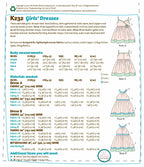 McCall Pattern Company Kwik K0232 Sewing Pattern, Size XXS-XS-S-M-L Girls' Lined