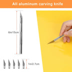 Luxiv Car Window Tint Application Tools Kit, 9 Pcs Vehicle Glass Protective Film