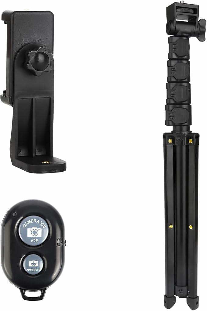 LantinX 61" Selfie Stick Tripod with Bluetooth Remote – iPhone/Android