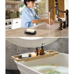 Luxspire Soap Dish, Resin Soap Tray Soap Holder Container Box, Marble Pattern
