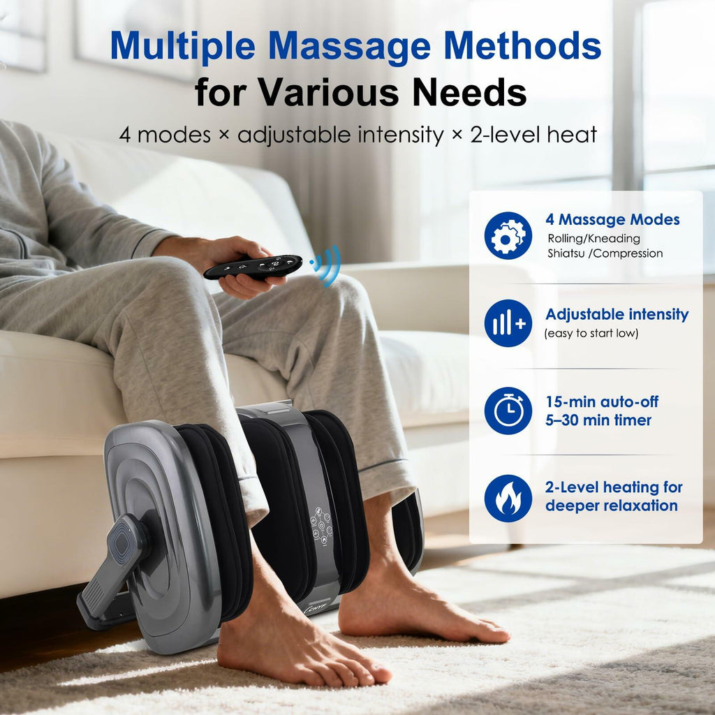 CCHYF Shiatsu Foot Massager with Heat, Foot and Calf Massager Machine with