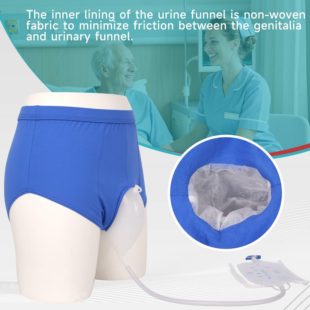 Urine Collector, Incontinence Pants for Men, XXL Wearable Urine Collection Bag