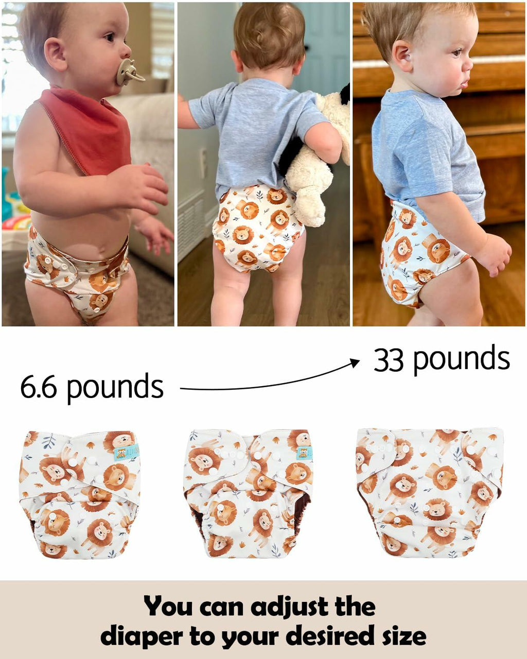 ALVABABY Newborn Baby Cloth Diaper Cover, Swim Diaper,Cloth Diaper Shell Baby