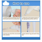 Vojefeb Large Mens Incontinence Protective Briefs, 3 Urine Bags
