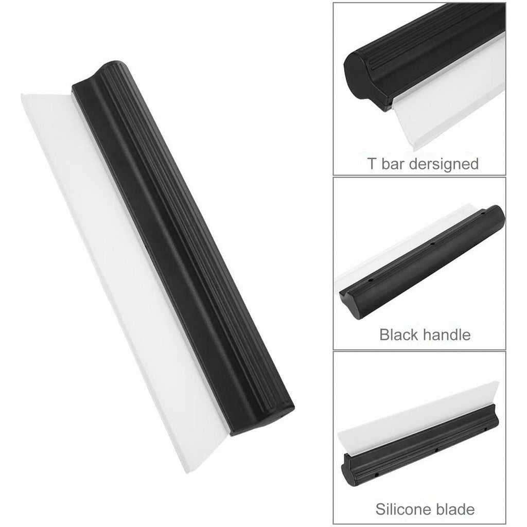 2 Pack TBoxBo Water Blade Professional Automotive Wiper Squeegee Silicone Auto