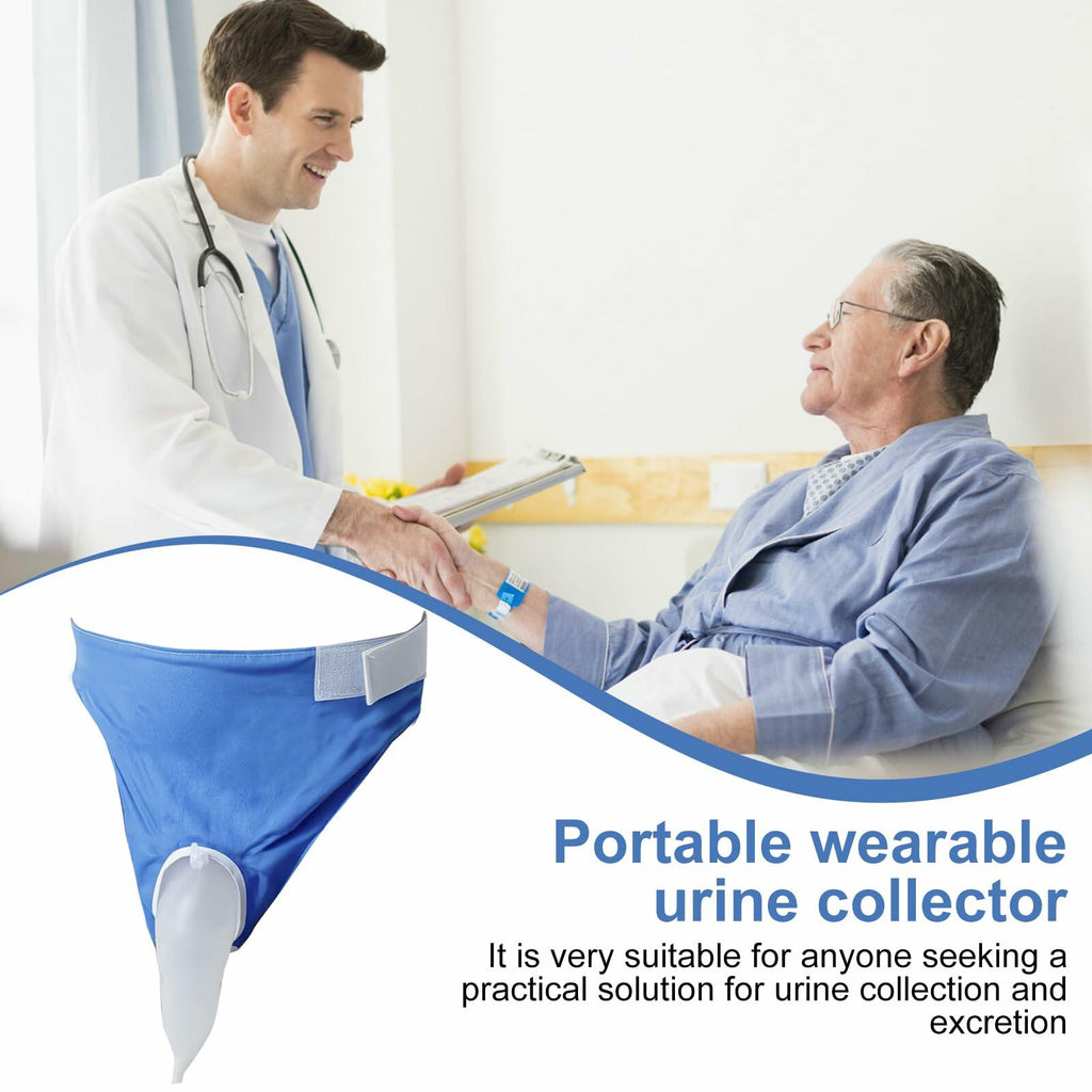 Size Large Urine Collection Wearable Bag Catheters for Men Reusable Wearable