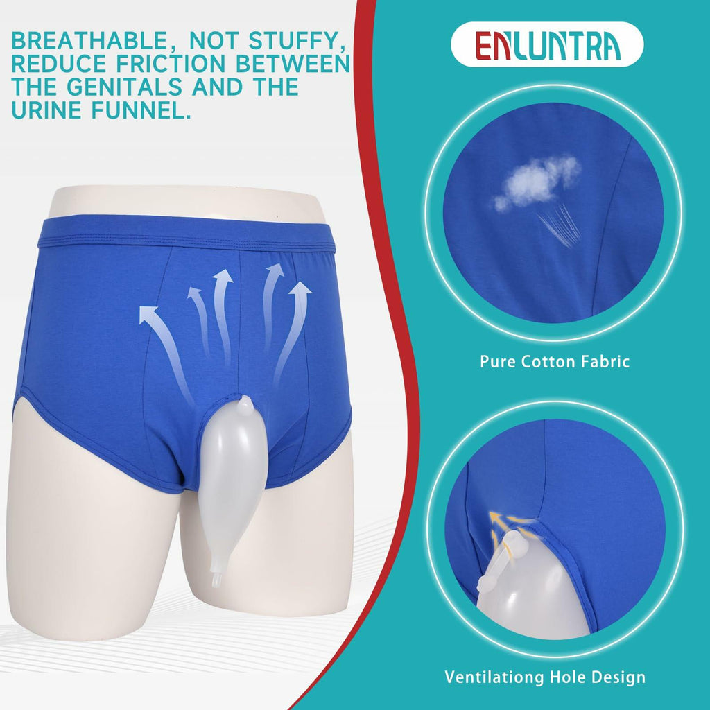 Urine Collector, Incontinence Pants for Men, XXL Wearable Urine Collection Bag