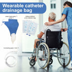 Size Large Urine Collection Wearable Bag Catheters for Men Reusable Wearable