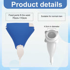 Size Large Urine Collection Wearable Bag Catheters for Men Reusable Wearable