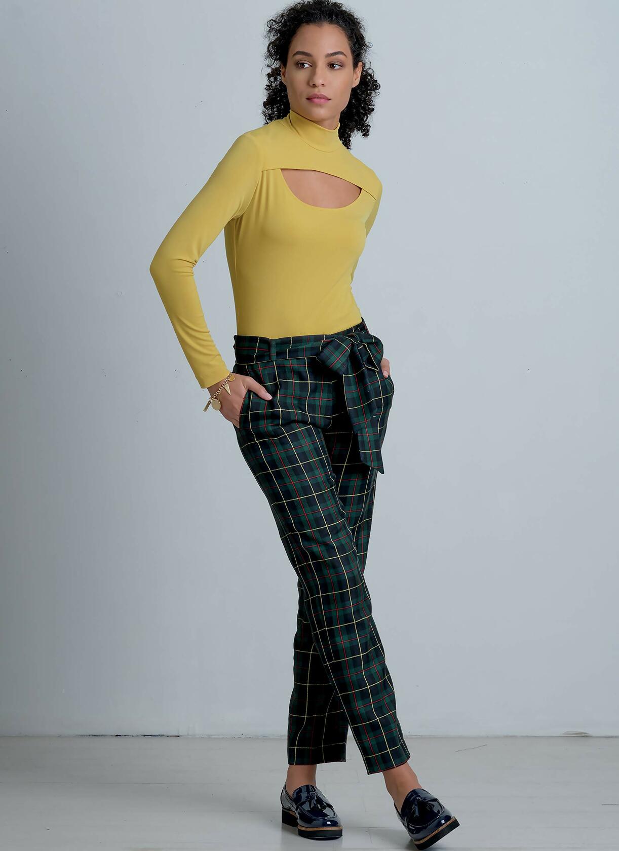 McCall's M8003E5 Easy Women's Long Sleeve Pullover Top Sewing Patterns, Sizes
