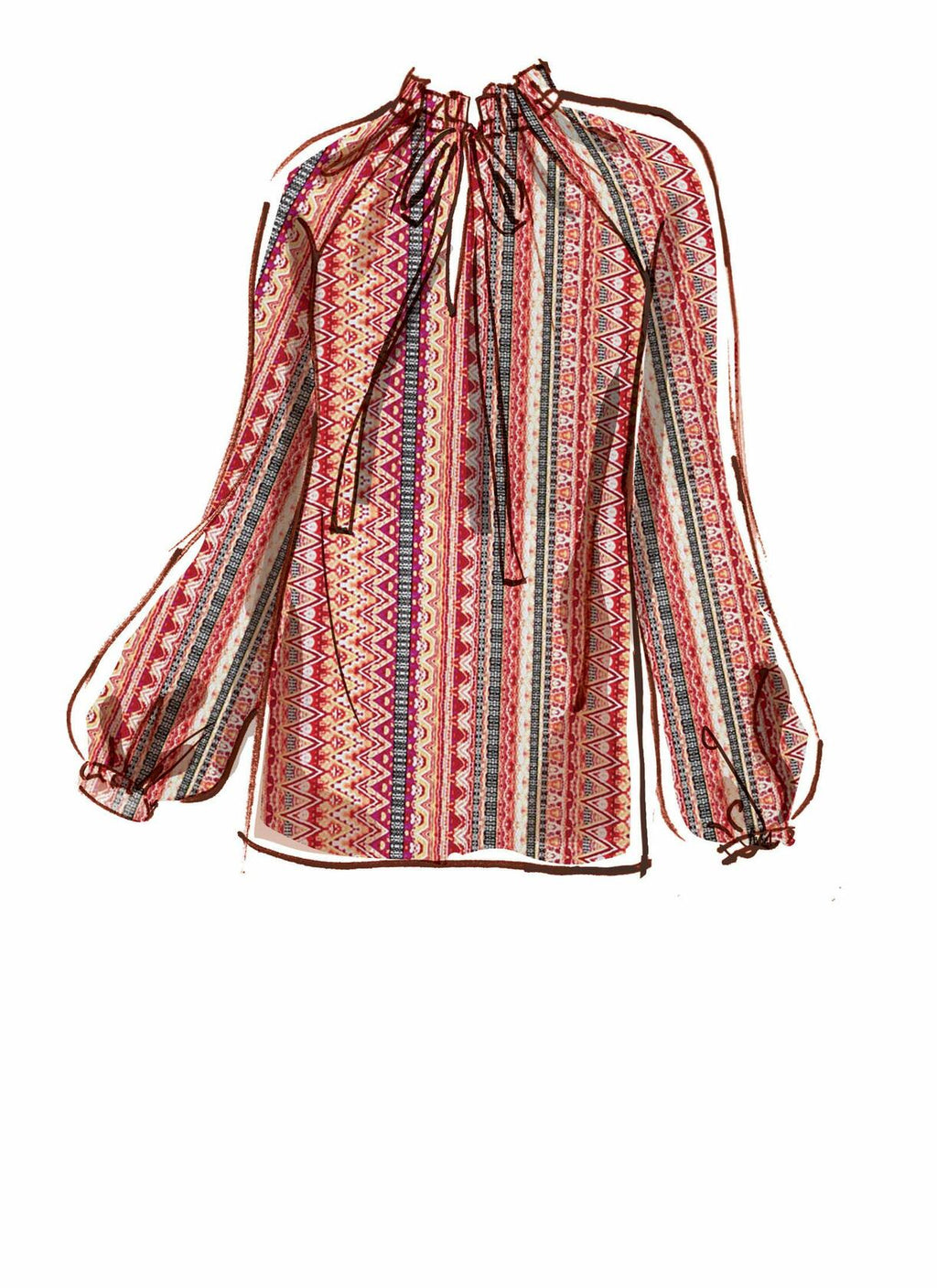 McCall's Pattern Misses' Tops, Y (XSM-SML-MED), Various