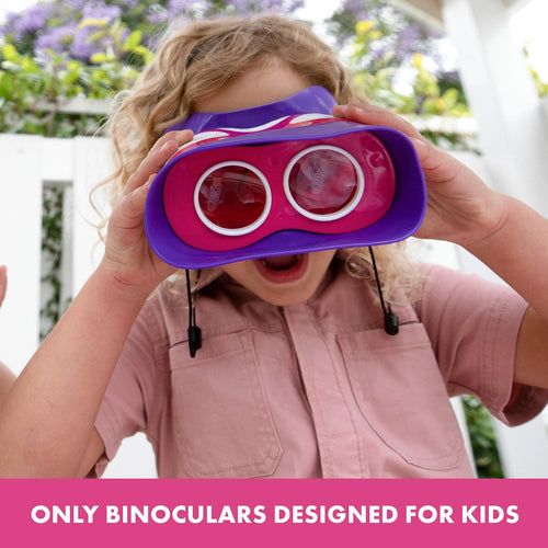 Educational Insights GeoSafari Jr. Kidnoculars Pink Binoculars For Toddlers &