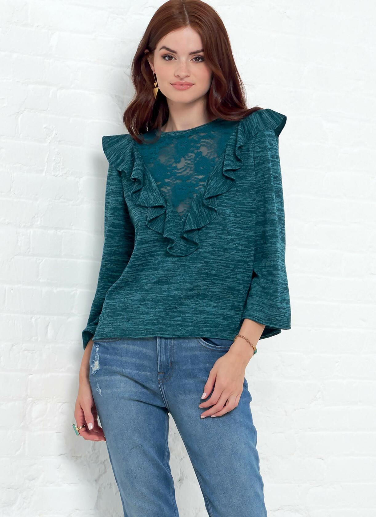 McCall's Women's Pullover Shirt, Sizes 8-22 Sewing Pattern