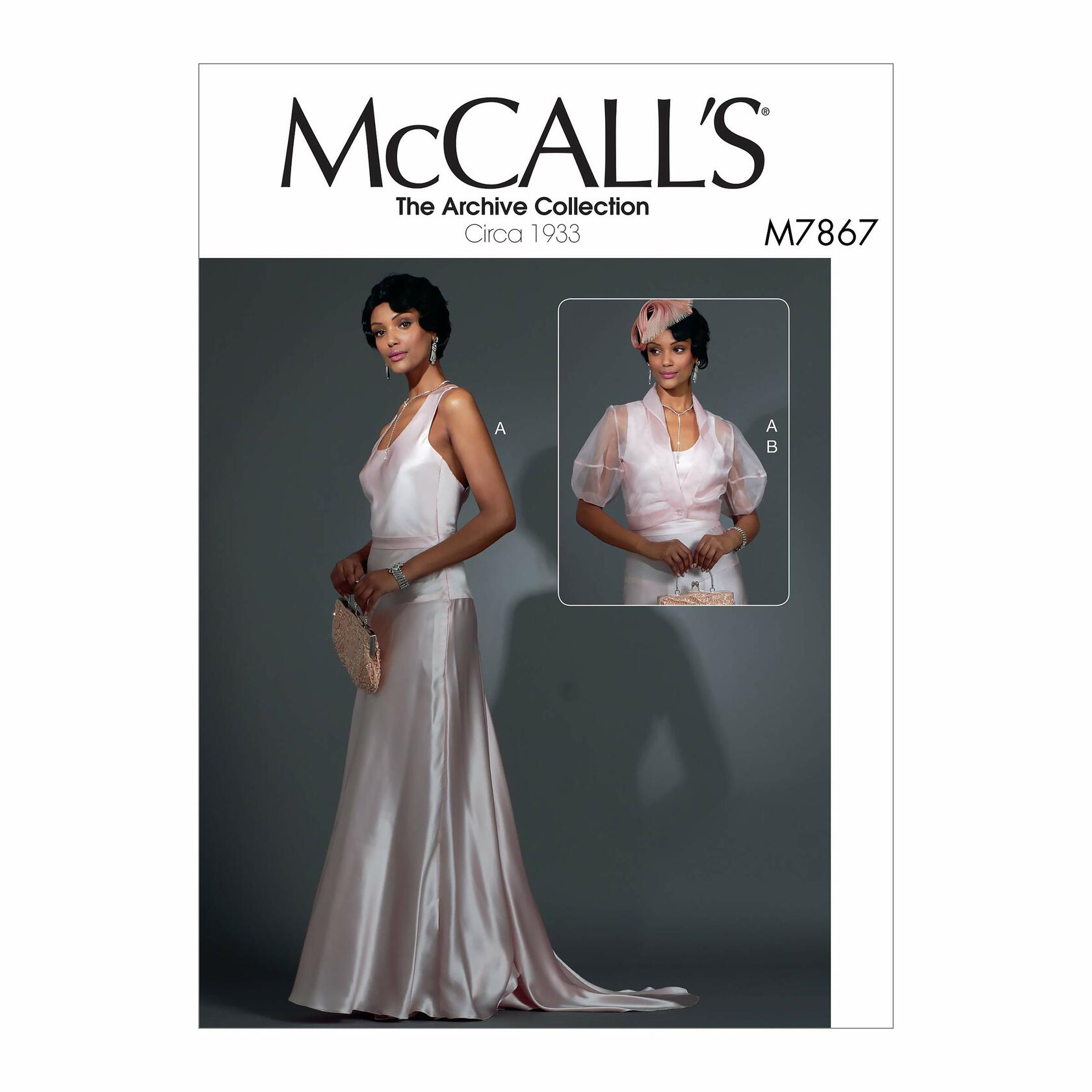 McCall's The Archive Collection Women's Dress and Shoulder Jacket, Sizes 6-14
