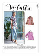 McCall's Pattern Misses' Tops, Y (XSM-SML-MED), Various