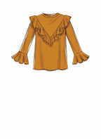 McCall's Women's Pullover Shirt, Sizes 8-22 Sewing Pattern