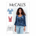 McCall's Women's Blouse and Vest, Sizes 6-14 Sewing Pattern