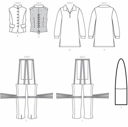 McCall's Women's Cosplay and Halloween Costume Sewing Pattern, Sizes 20-26,